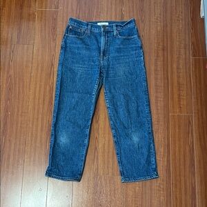 Madewell Petite Perfect Vintage Straight Crop Jean